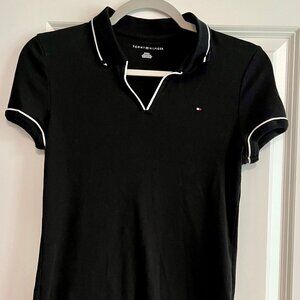 Tommy Hilfiger Women's Black Polo Shirt